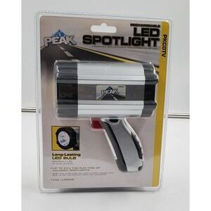 Peak 200 Lumen Rechargeable LED Spotlight Brand New Factory Sealed PKC0TV